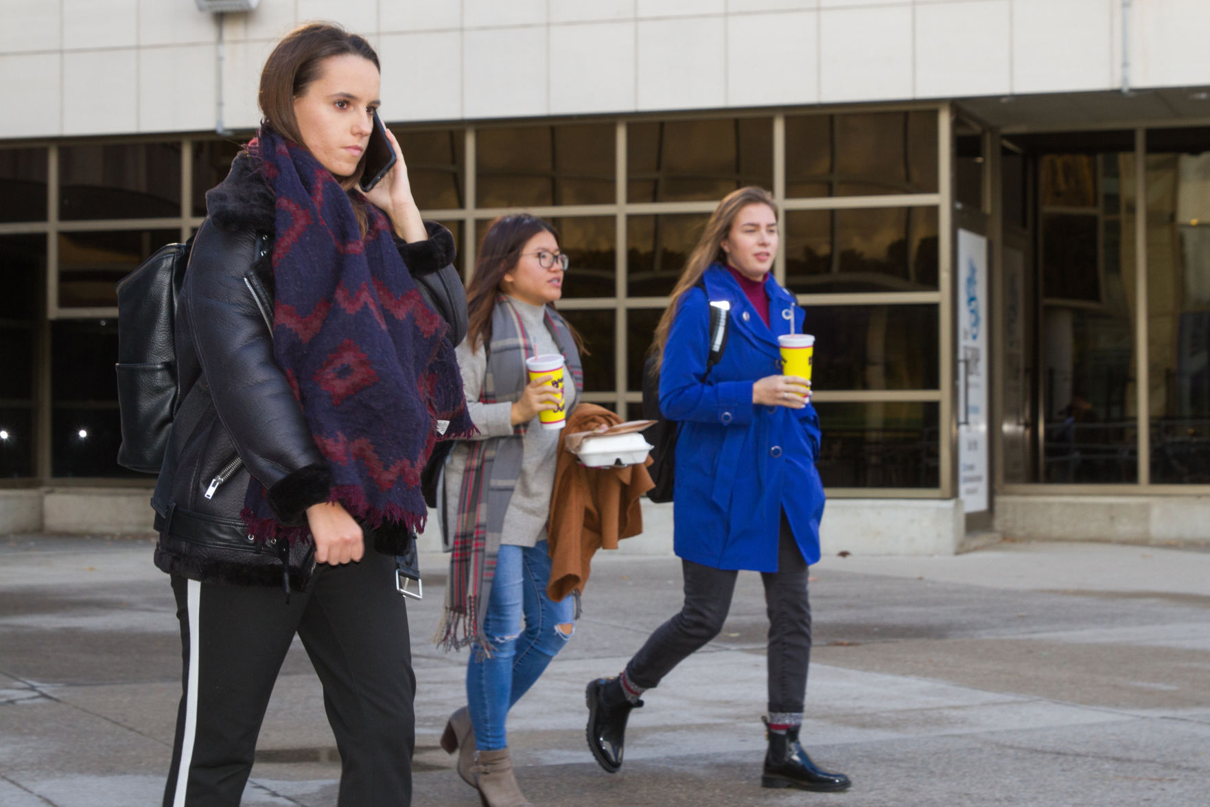 Students on campus (Photo)